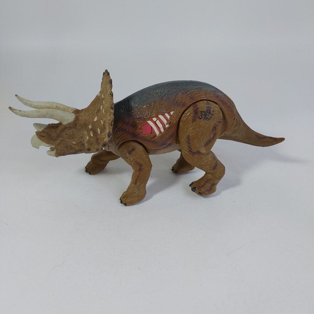 2000‎ Jurassic Park III 3 Re-Ak A-Tak Electronic TRICERATOPS Figure